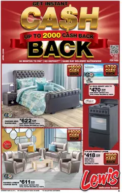 Preview Lewis Stores Specials valid from 13/04/2026