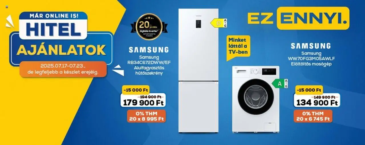 Euronics Akciós újság - 3oldal - érvényes 2025.07.17.-tól