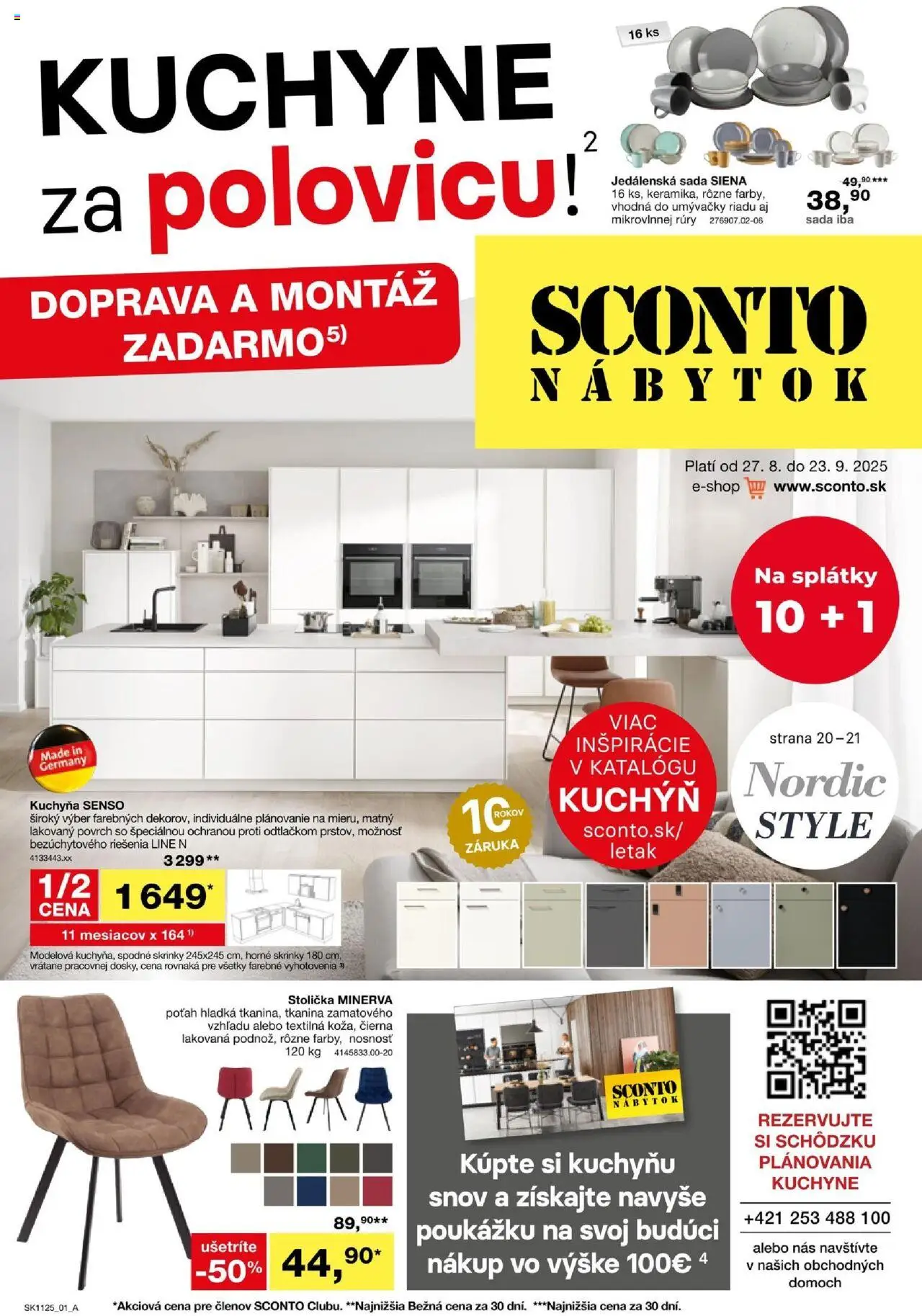 Sconto nábytok leták - strana 1- platný od 27.08.2025