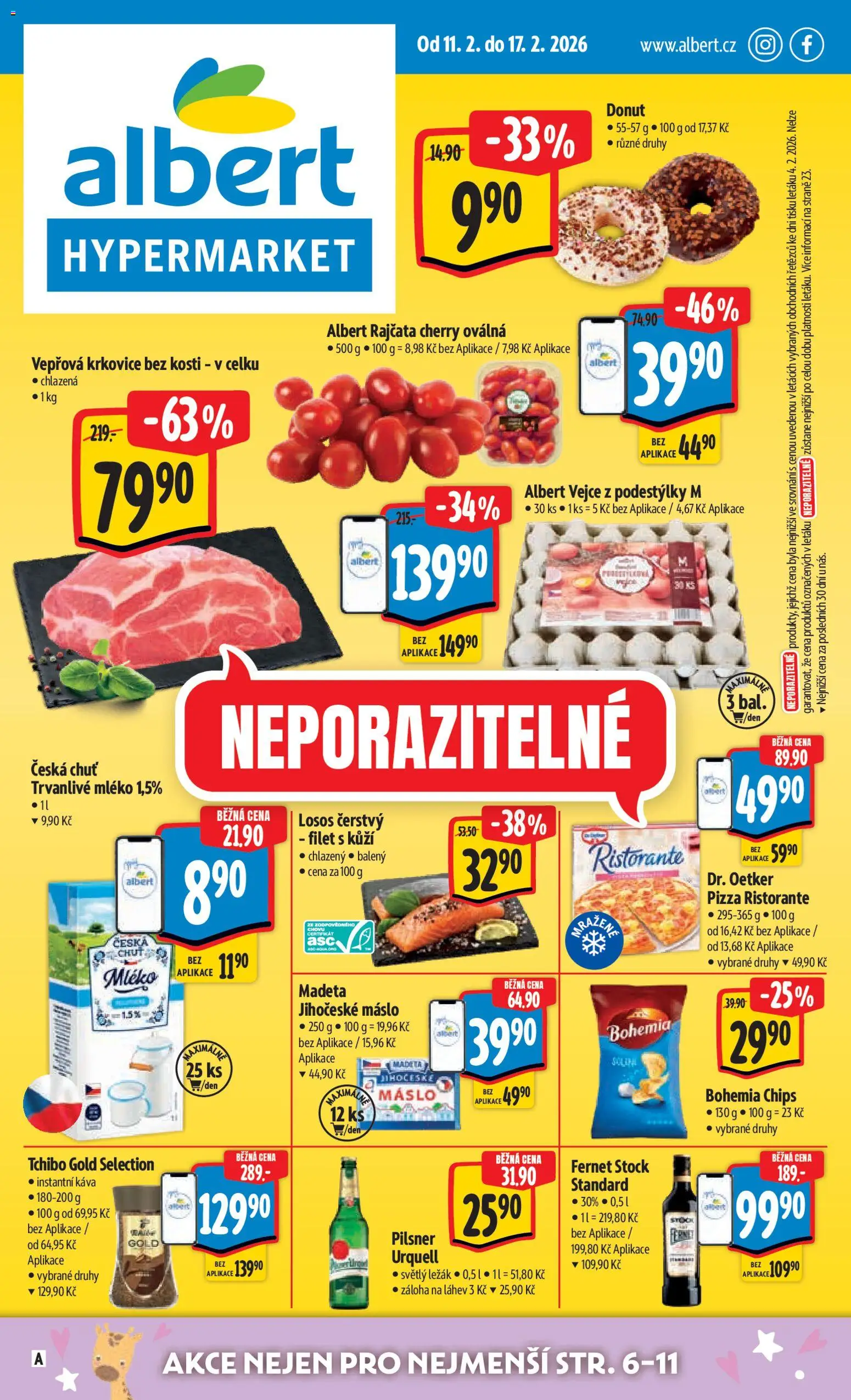 Albert leták - Hypermarket - strana 1- platný od 11.02.2026