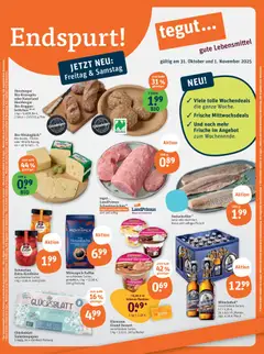 Vorschau Tegut Prospekt gültig ab 31.10.2025