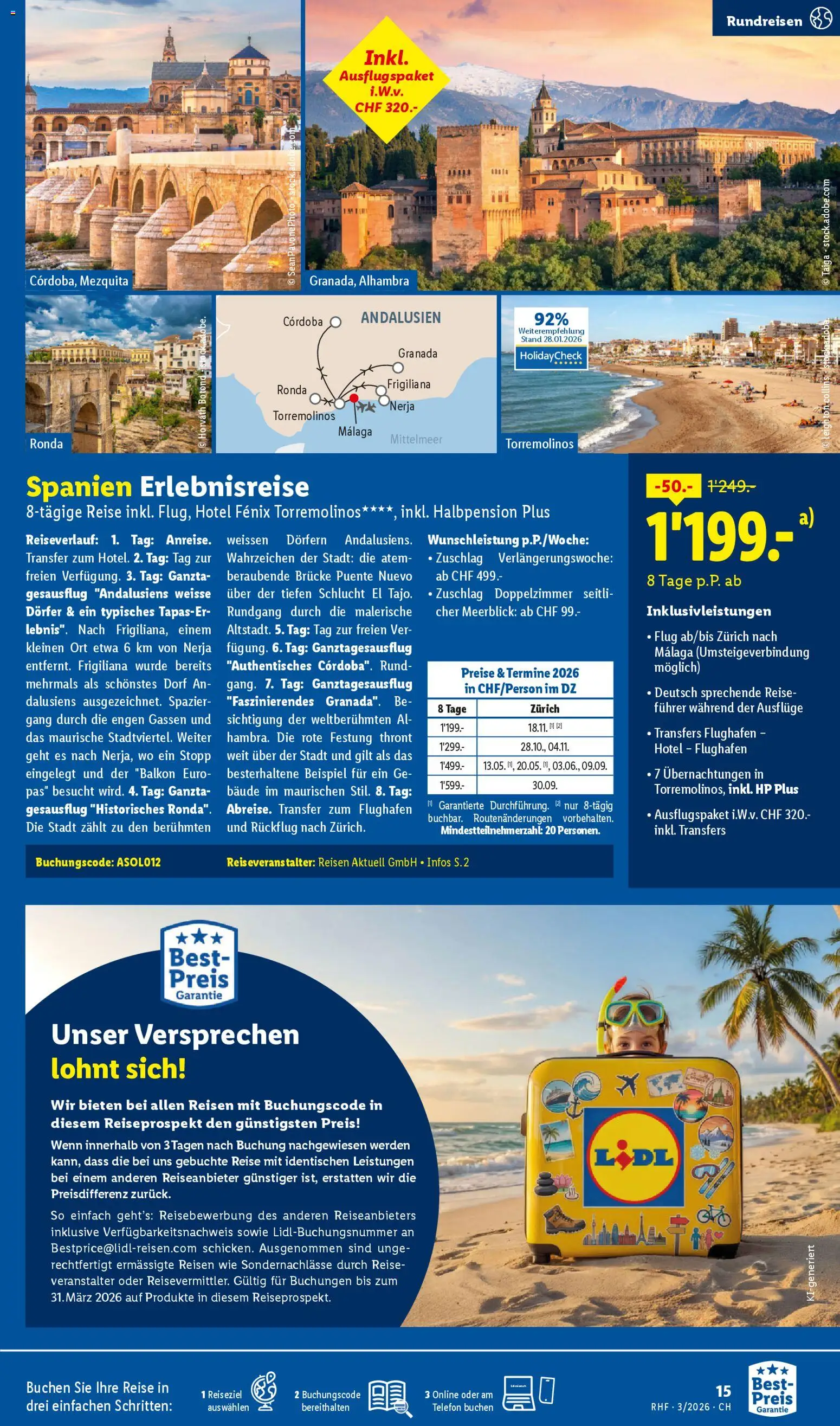 Lidl Aktionen Reisen März - page 15- valid from 28.02.2026