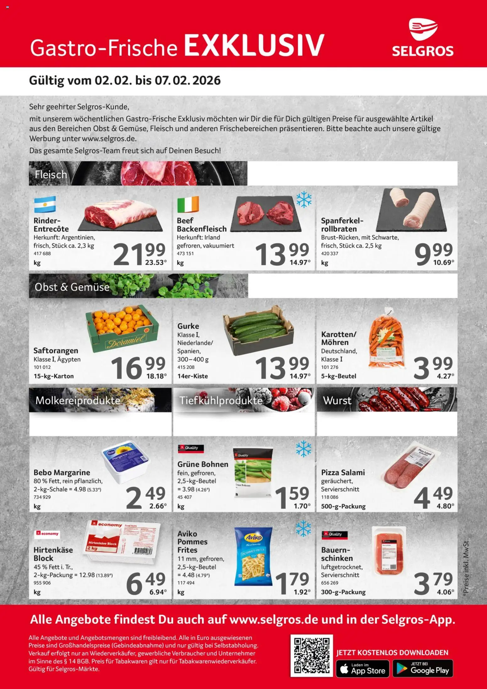 Selgros Gastro Angebote - Seite 1 - gültig ab 02.02.2026