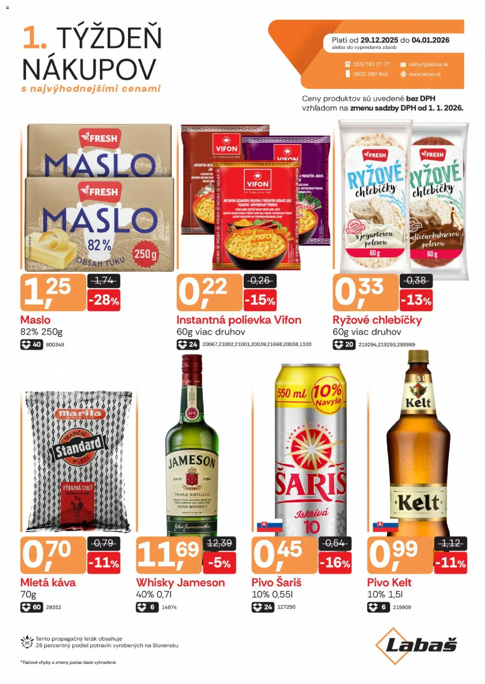Labaš leták - strana 1- platný od 29.12.2025