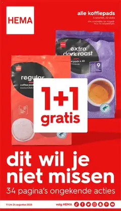 Hema folder / publicité geldig vanaf 11/08/2025