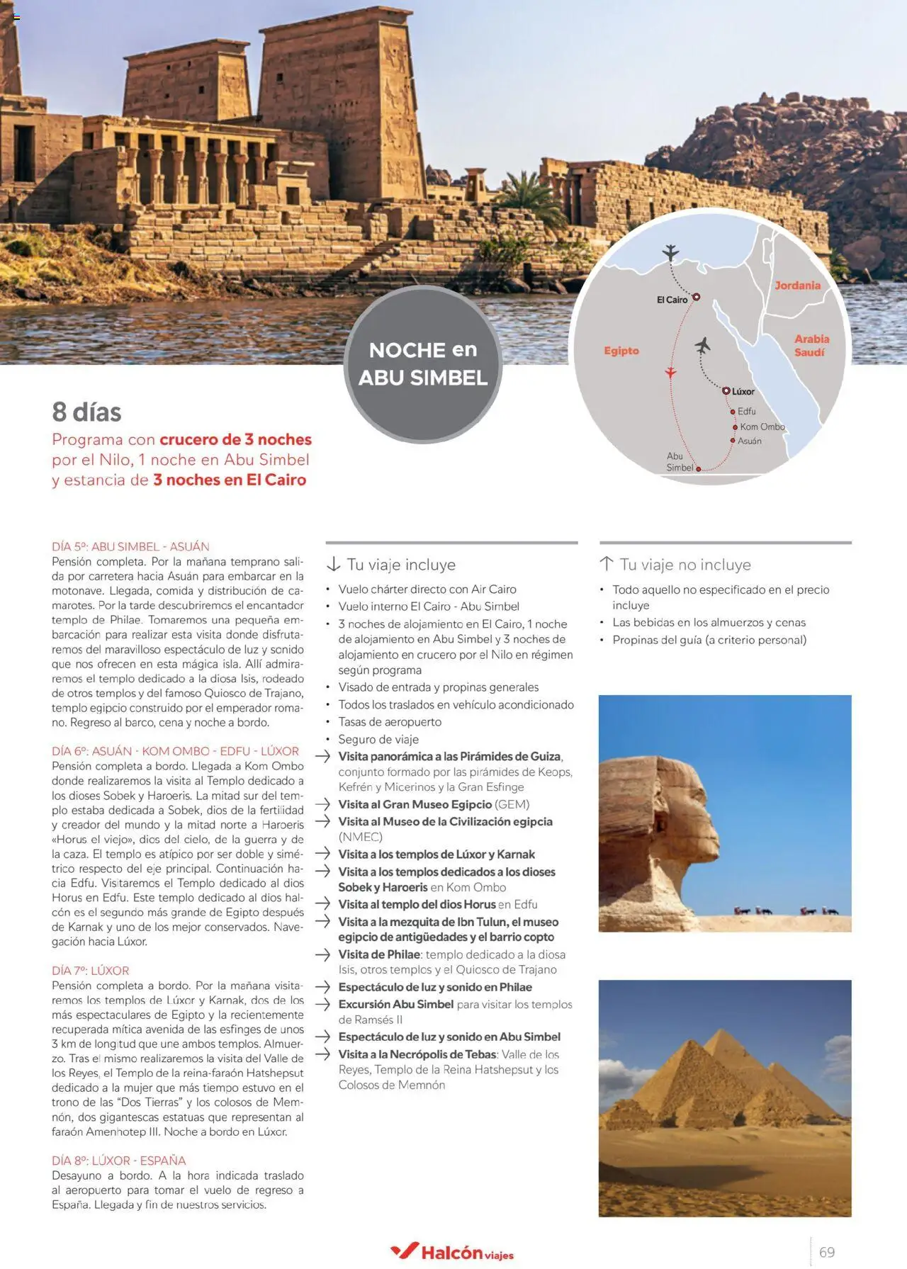 Halcón Viajes Egipto - Página de 69 - Válido desde 01/07/2025
