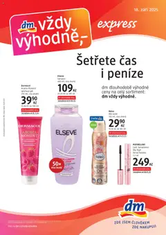 Náhled dm drogerie - Express App leták platný od 18.09.2025