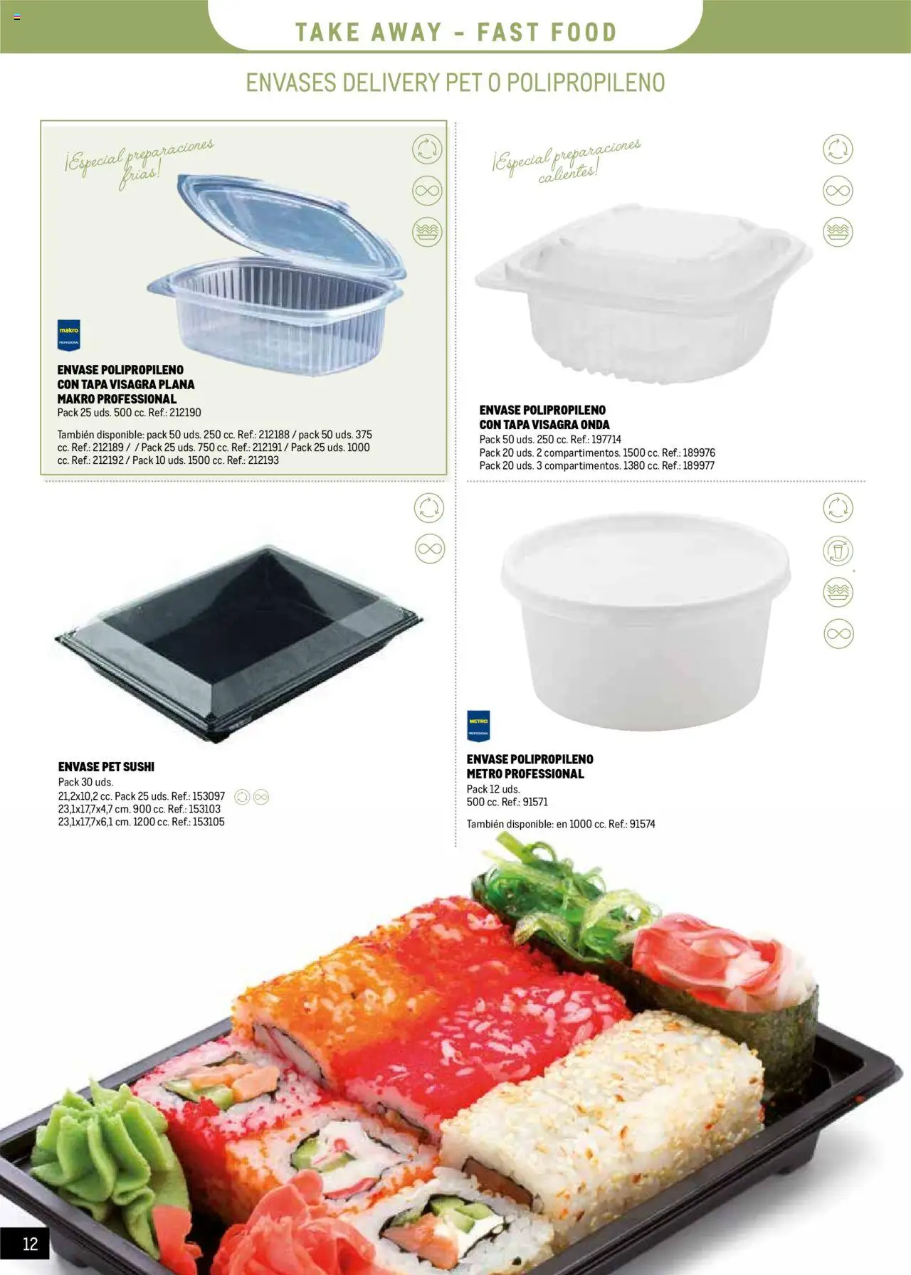 Makro - Catalogo Desechables Take Away Levante - Página de 12 - Válido desde 07/07/2025