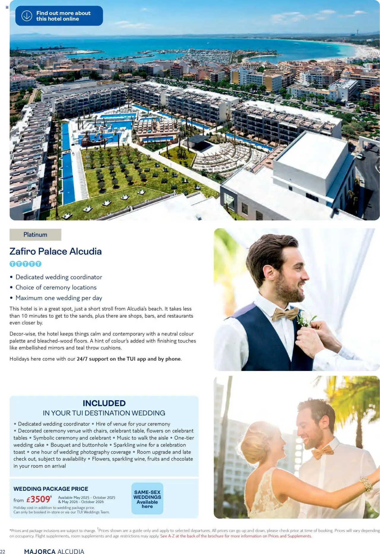 TUI - Weddings 2026 - page 22- valid from 01/05/2025