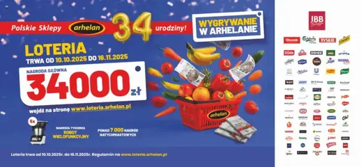Podgląd Arhelan Konkurs - Urodzinowa Loteria ważny od 10.10.2025