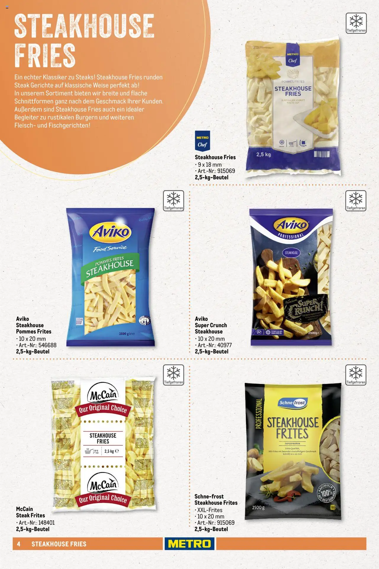 Metro - Pommessortiment - Seite 4 - gültig ab 01.03.2025