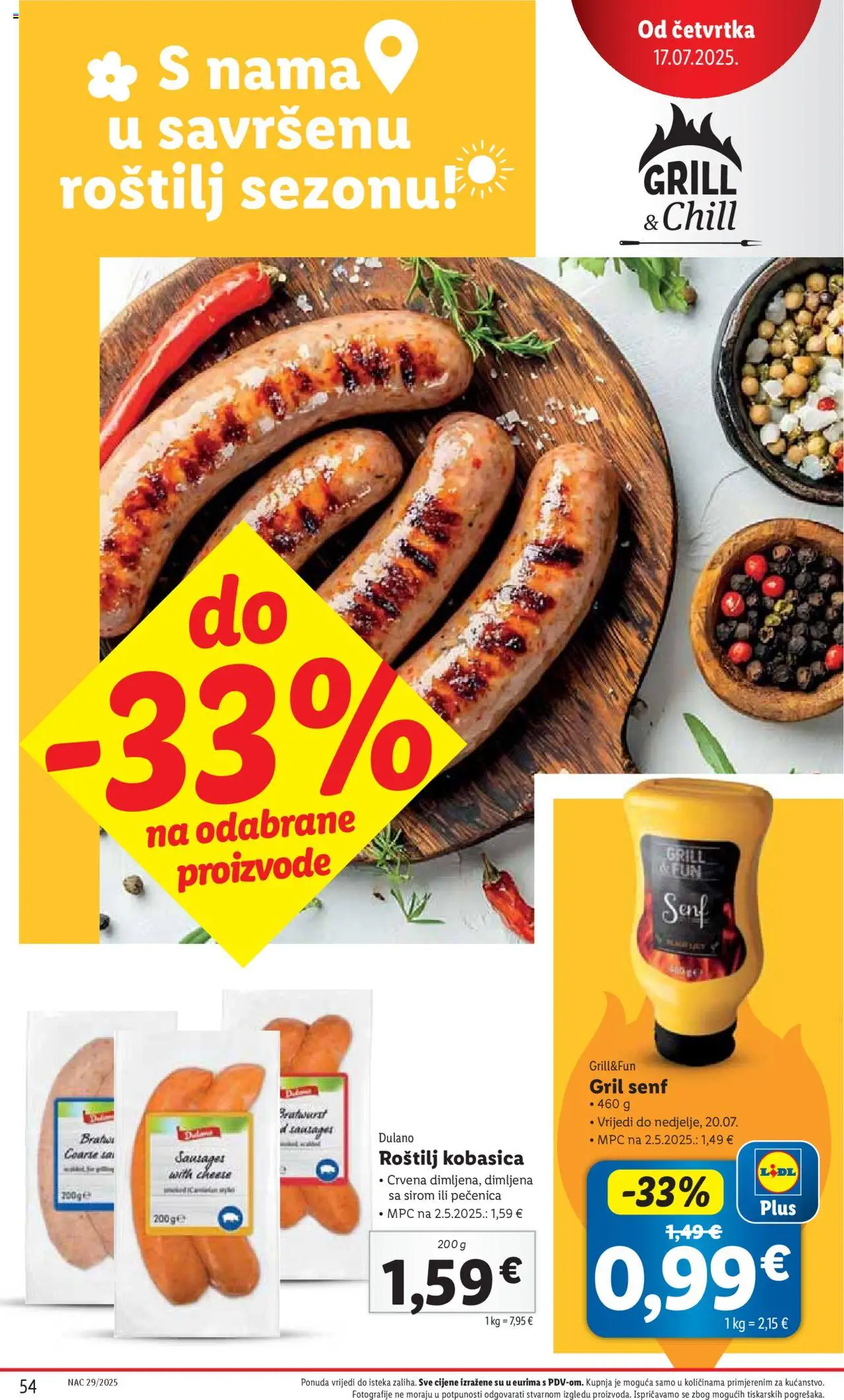 Katalog Lidl - stranica 54- važeći od 14.07.2025