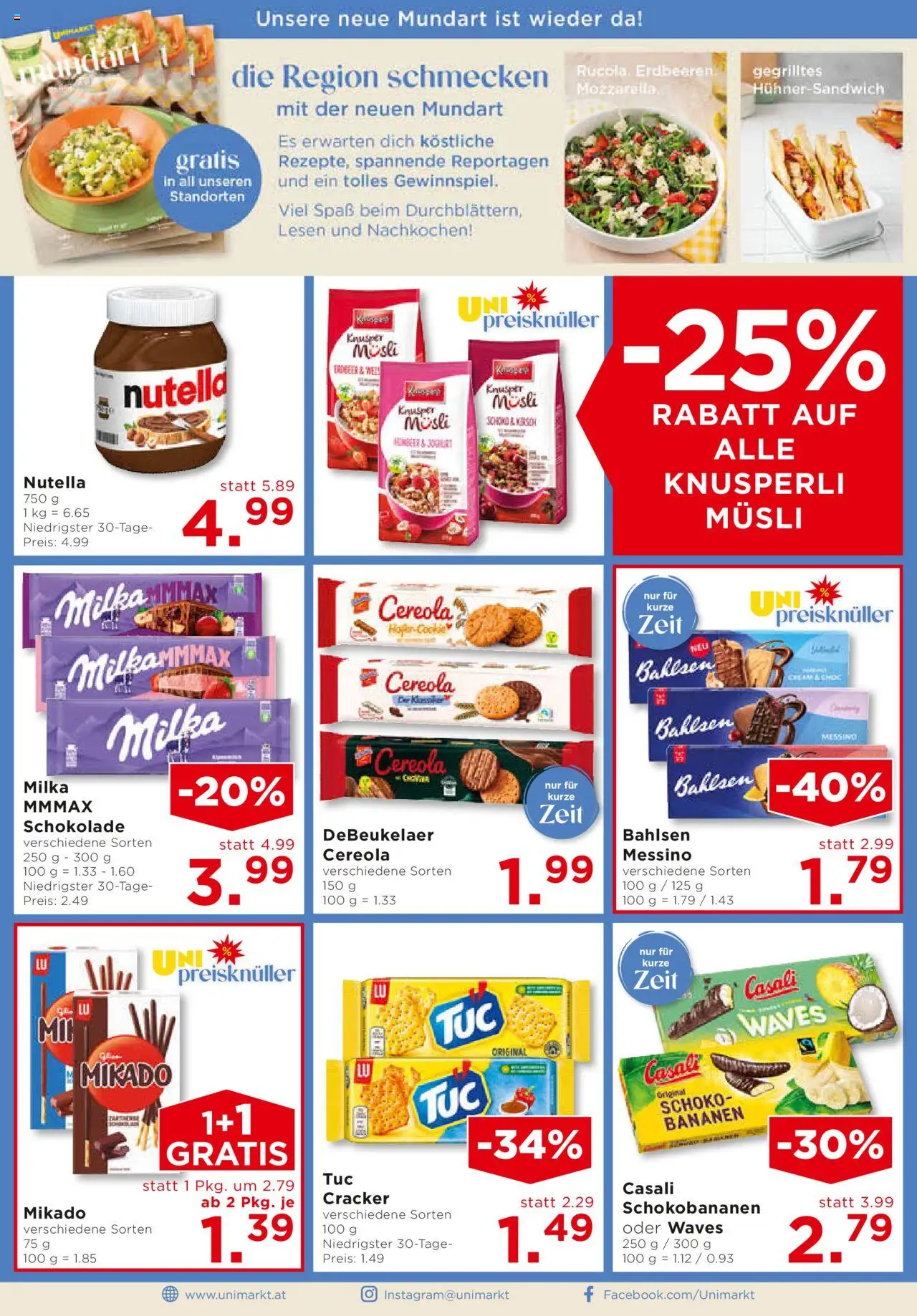 Unimarkt Flugblatt - Seite 10- gültig ab 16.07.2025