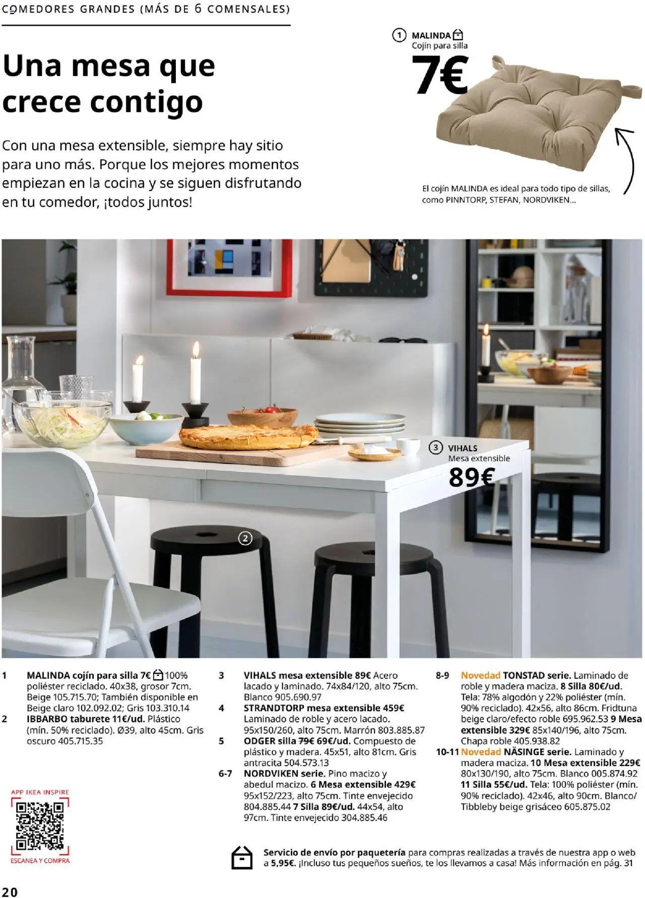Catálogo IKEA Comedores - Página de 20 - Válido desde 01/09/2025