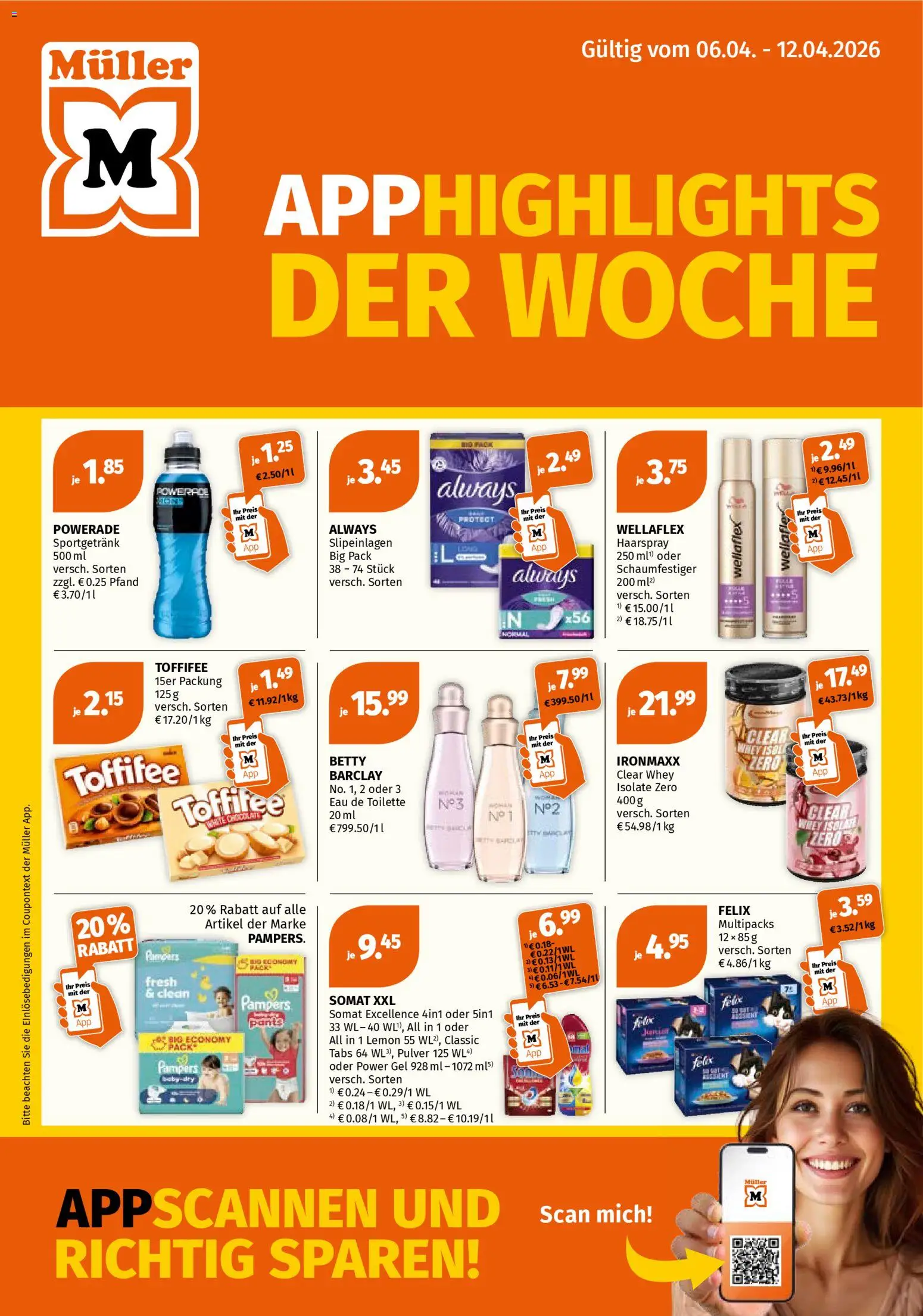 Müller Flugblatt - Seite 1- gültig ab 06.04.2026