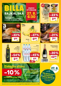 Billa leták platný od 27.08.2025