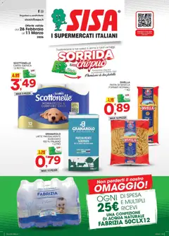 Anteprima Volantino SISA	 valida dal 26/02/2026