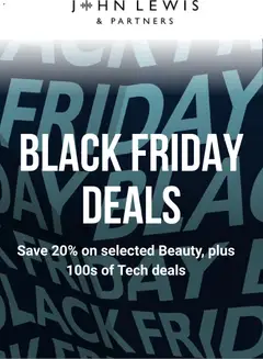 John Lewis - Black Friday valid from 06/11/2025