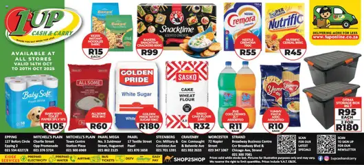 Preview 1UP Cash & Carry Specials valid from 14/10/2025