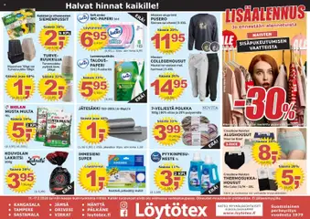 Esikatselu Löytötex tarjoukset voimassa alkaen 11/02/2026