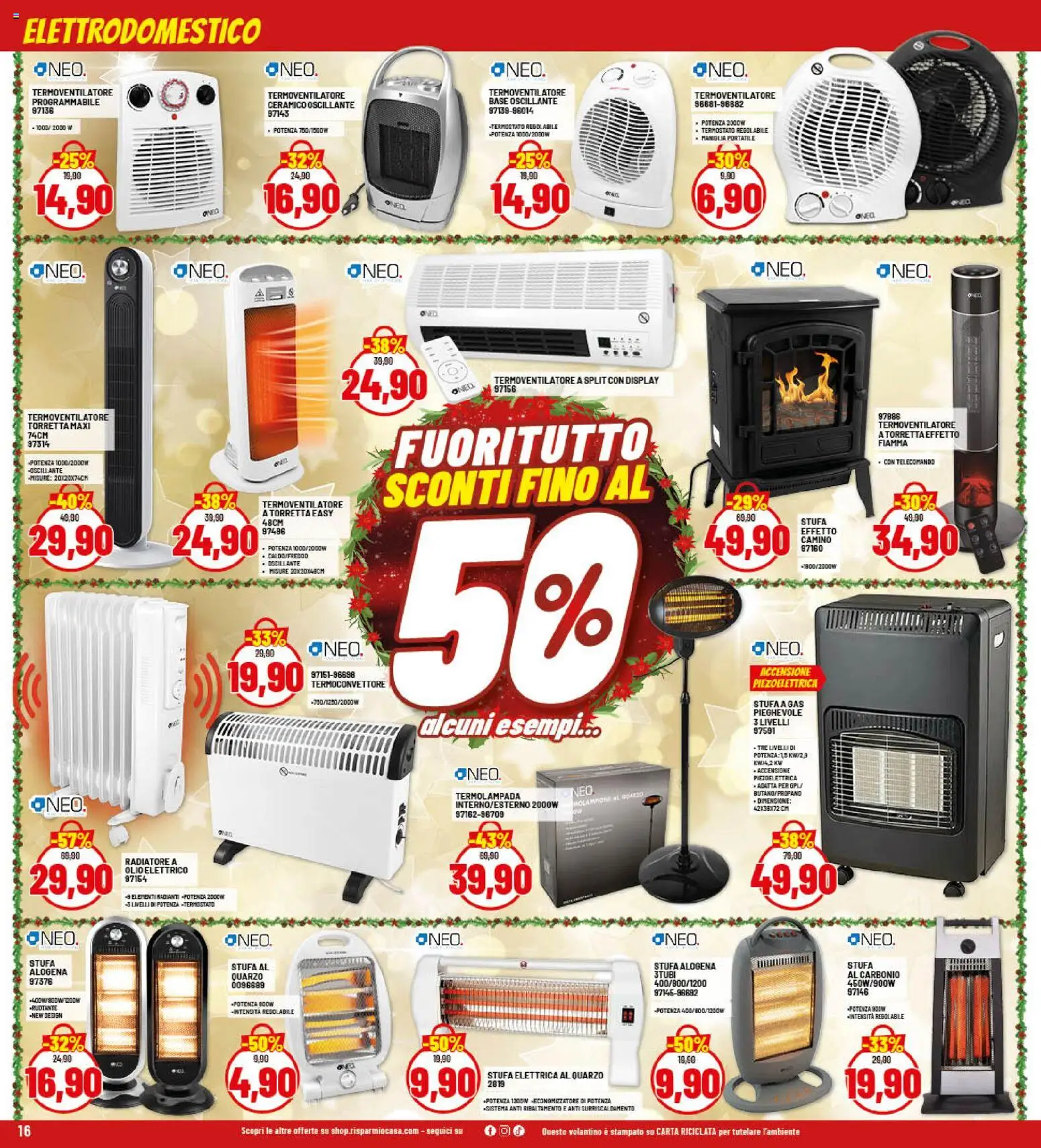 Volantino RisparmioCasa	 - pagina 16 - valido dal 22/12/2025