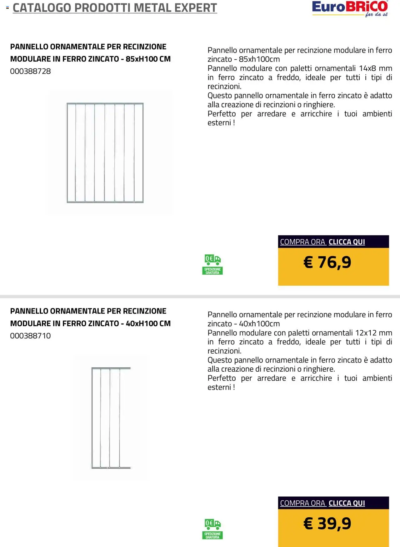 Eurobrico Prodotti Metal Expert catalogo - pagina 11 - valido dal 23/07/2025