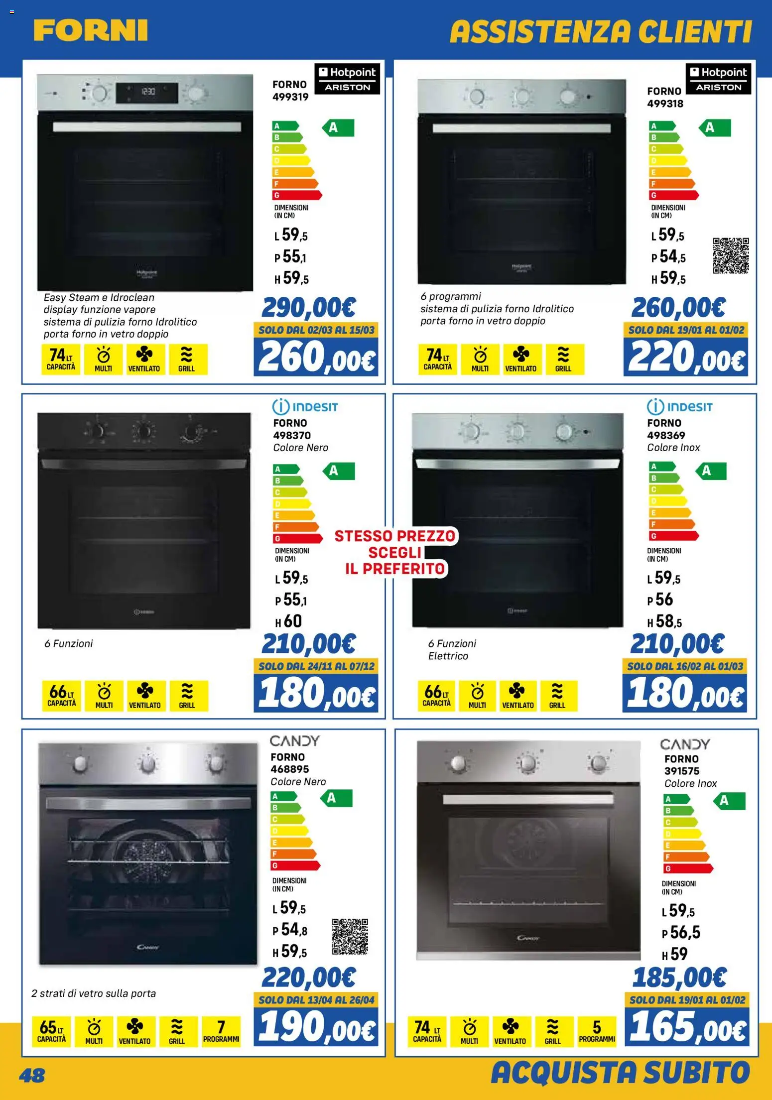 Orizzonte Elettrodomestici catalogo - pagina 48 - valido dal 01/11/2025