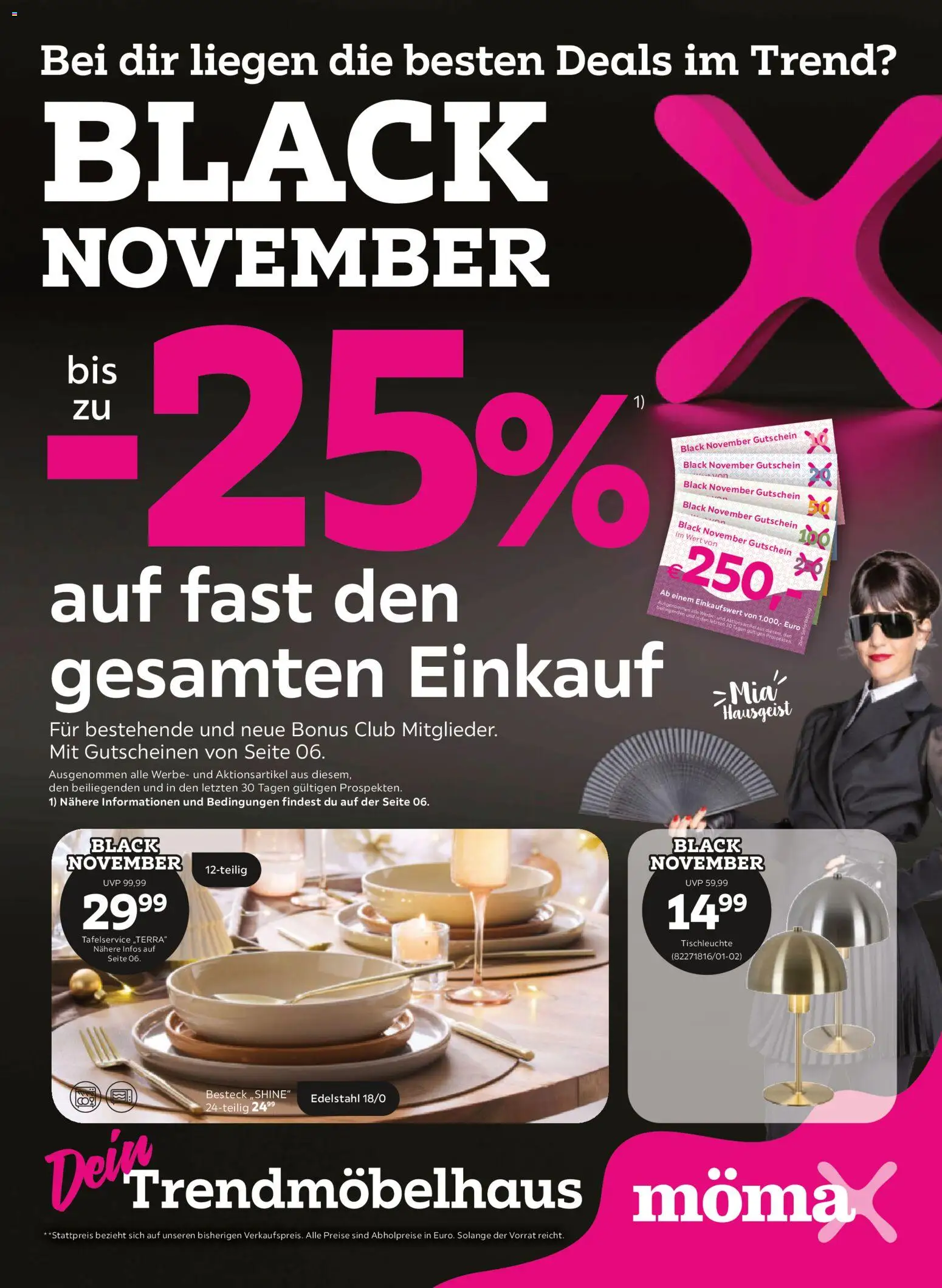 Mömax - Black Friday - Seite 1 - gültig ab 27.10.2025