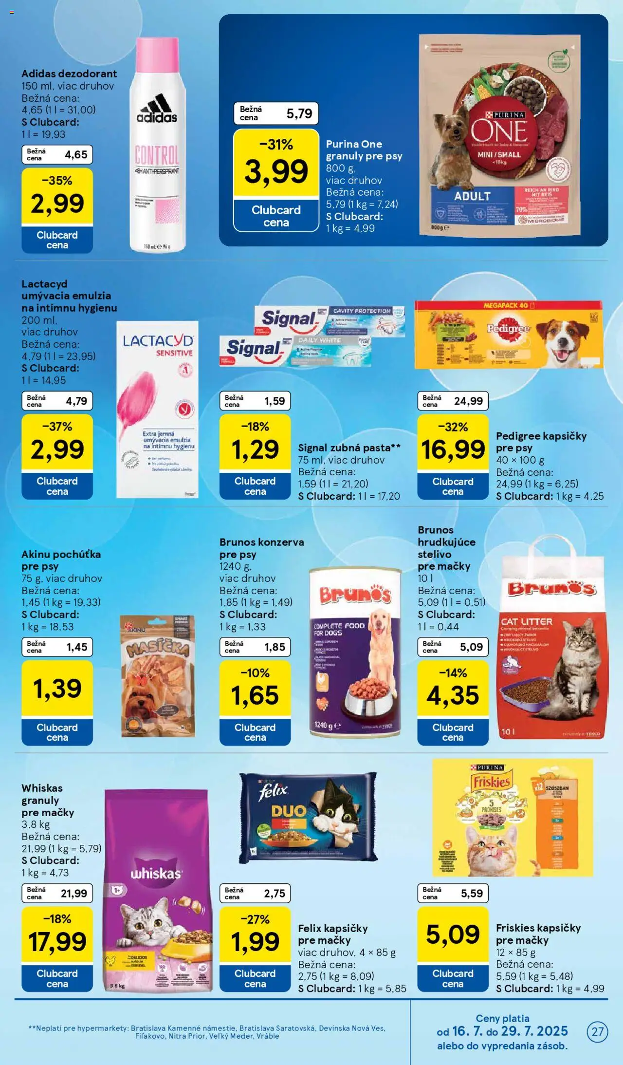 Tesco Hypermarket - leták - strana 27- platný od 16.07.2025