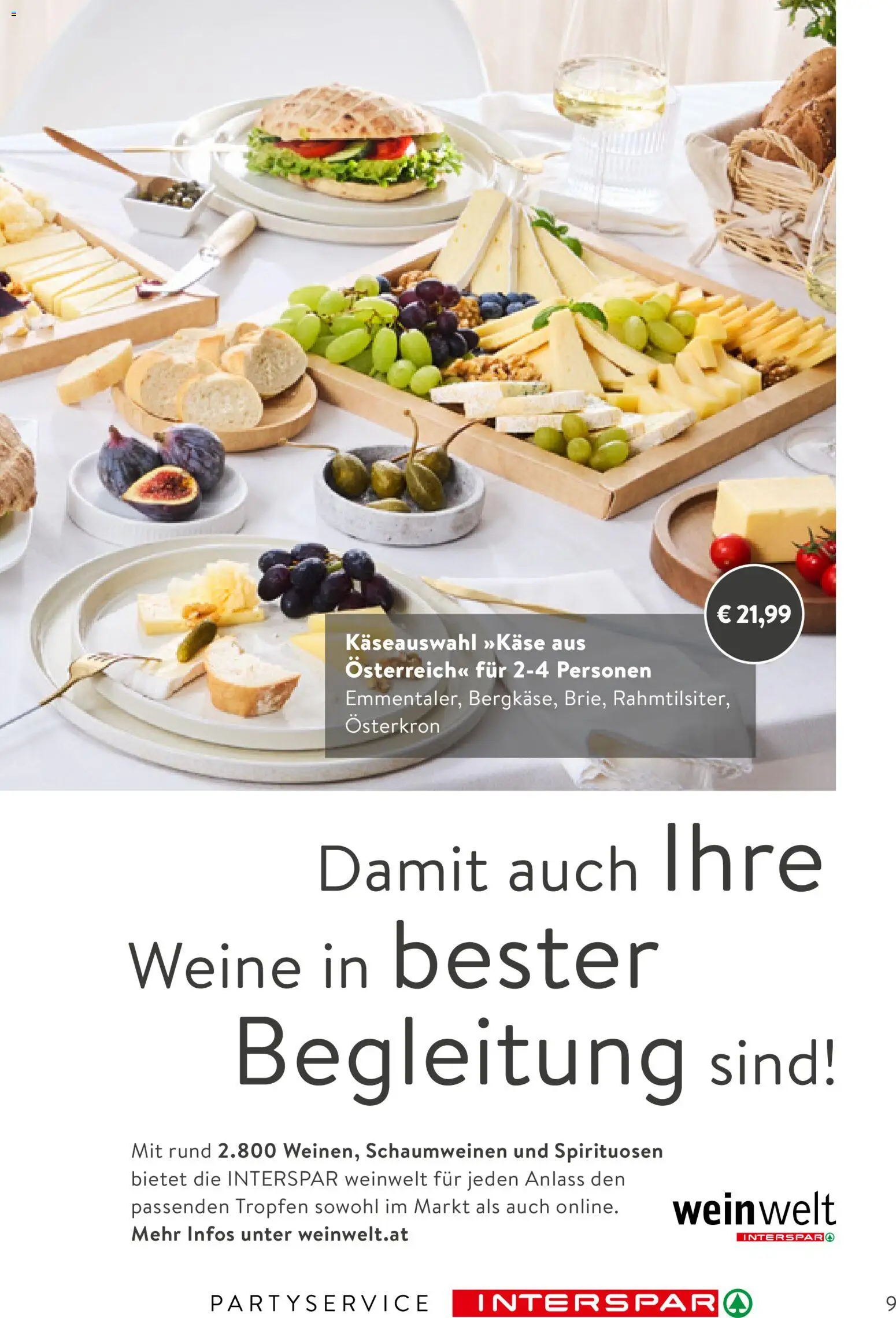 Interspar Party Service - page 9- valid from 26.01.2026