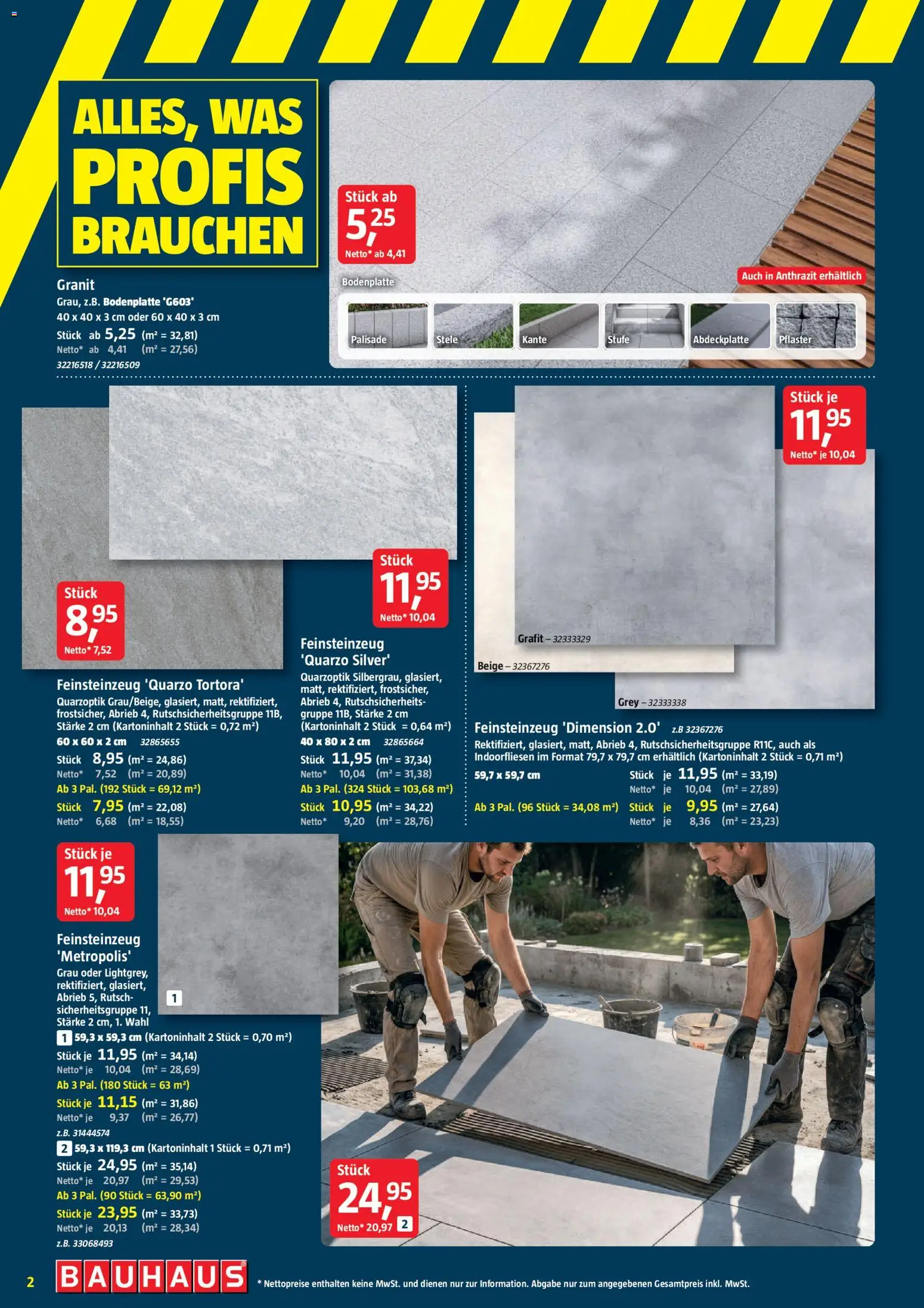 Bauhaus Prospekt 	 - Seite 2 - gültig ab 11.04.2026