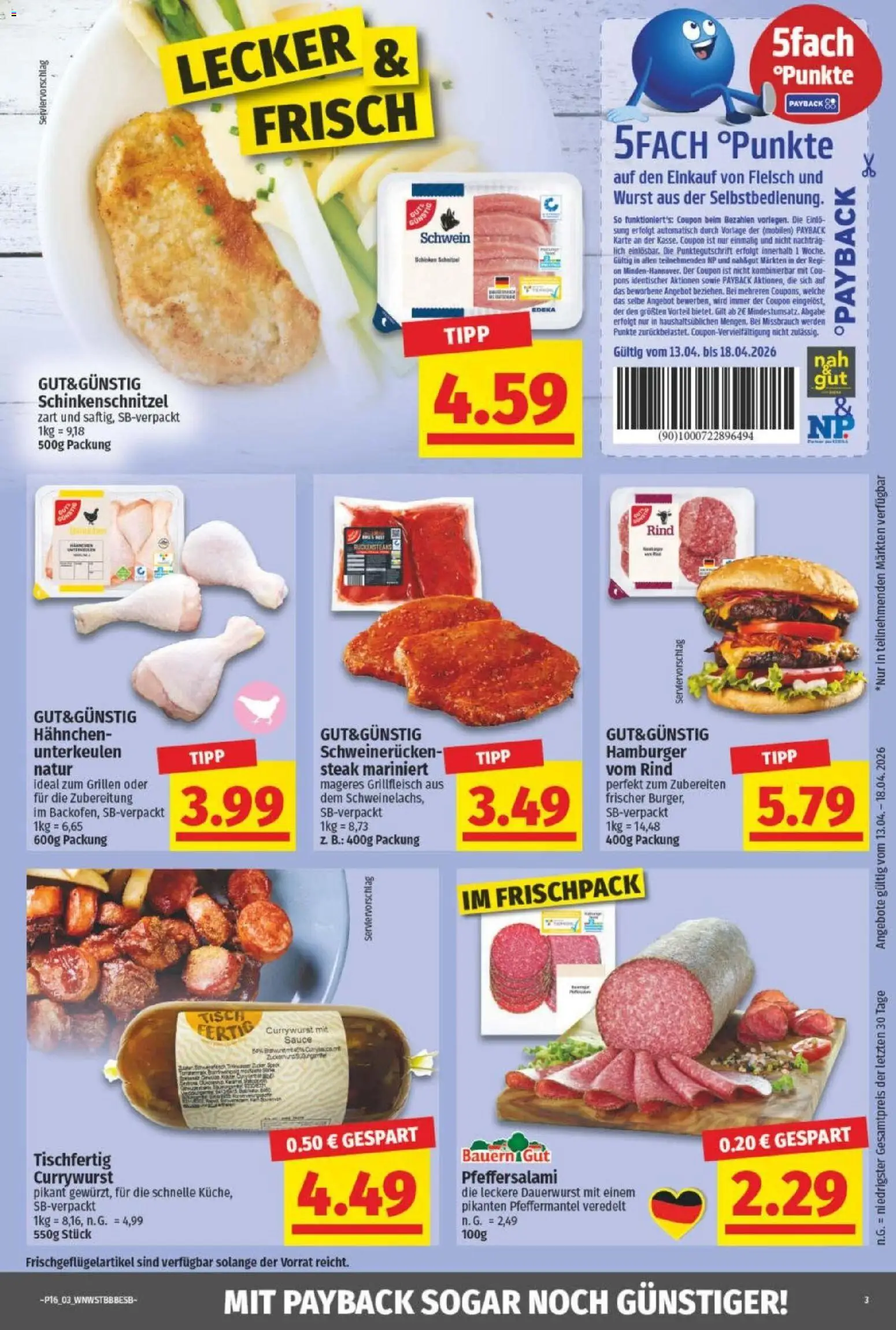 NP Discount Prospekt - Seite 3 - gültig ab 13.04.2026