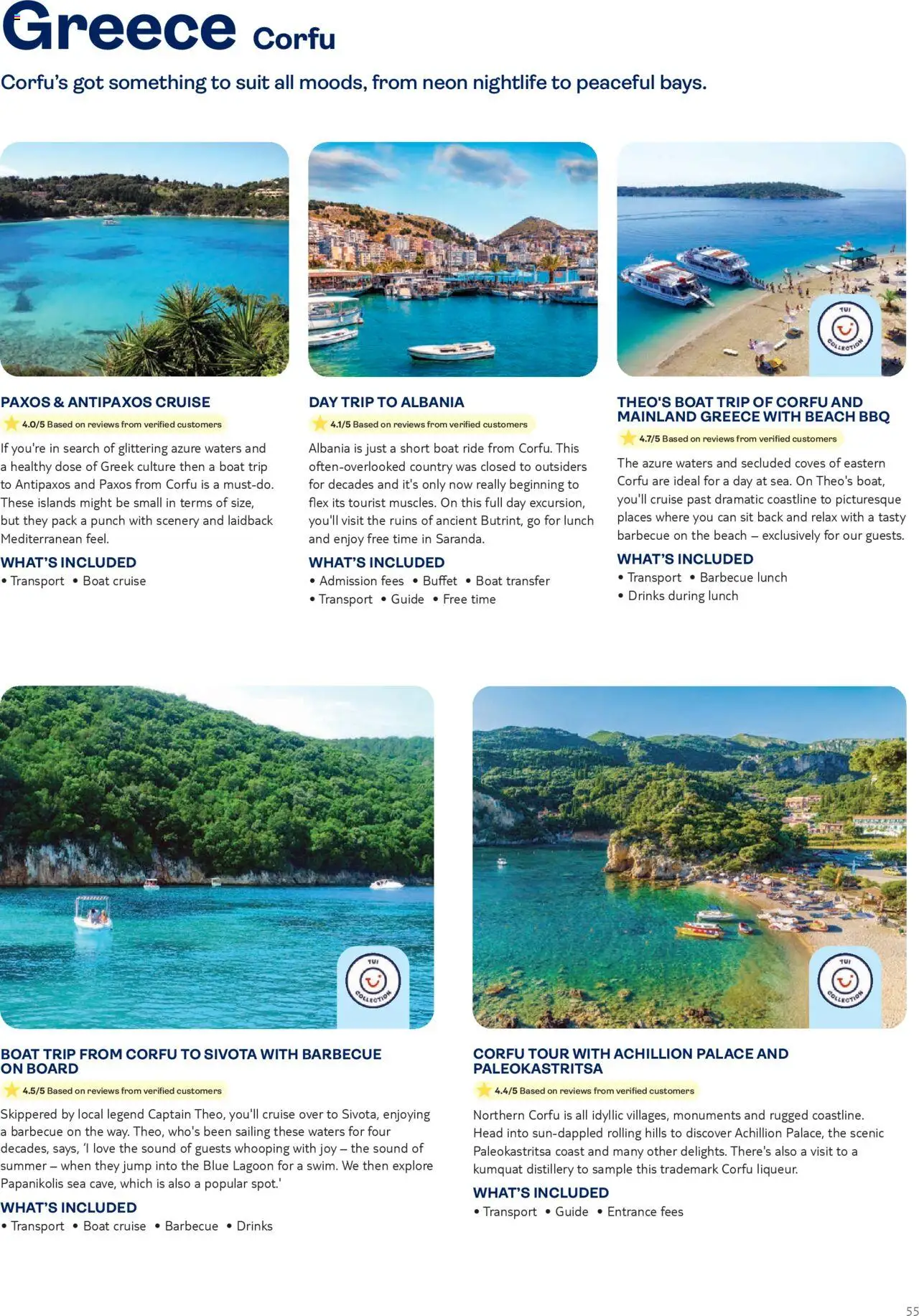 TUI - Destination experiences - page 55- valid from 01/01/2025