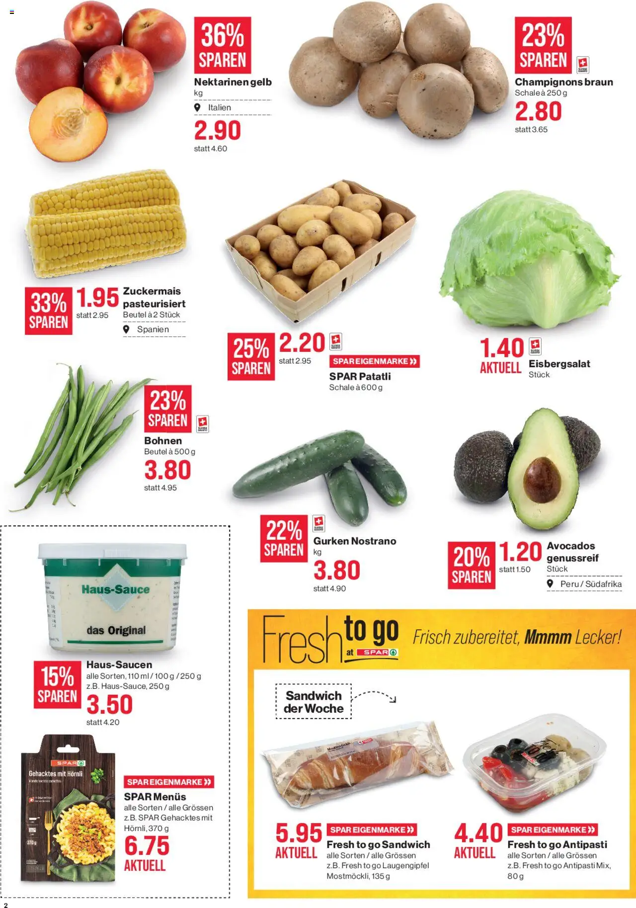 SPAR Aktionen - Seite 2- gültig ab 17.07.2025