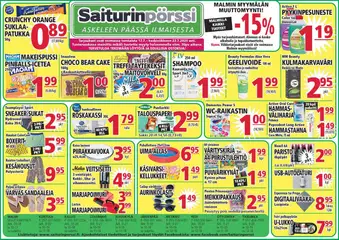 Esikatselu Saiturinpörssi tarjoukset voimassa alkaen 17/07/2025