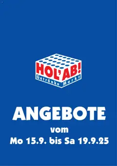 Vorschau HOL’AB! Prospekt 	 gültig ab 15.09.2025
