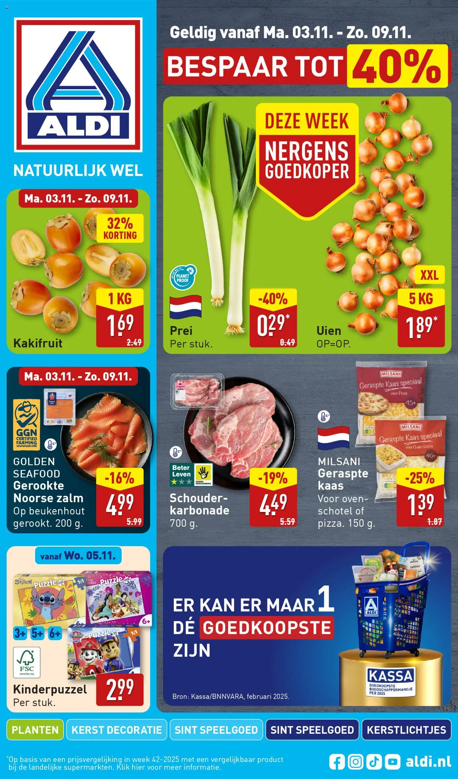 Aldi - Folder week 45 - pagina 1- geldig vanaf 03-11-2025