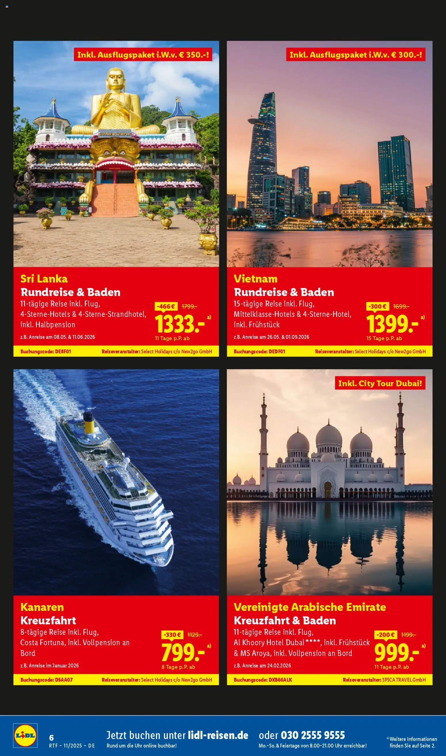 Lidl Reisen - Black Friday - Seite 6 - gültig ab 12.11.2025