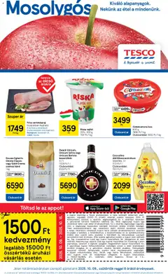 Előnézet Tesco Hipermarket - Akciós újság  érvényes 2025.10.09.-tól