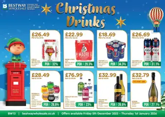 Bestway - Cracking Drinks Deals valid from 05/12/2025