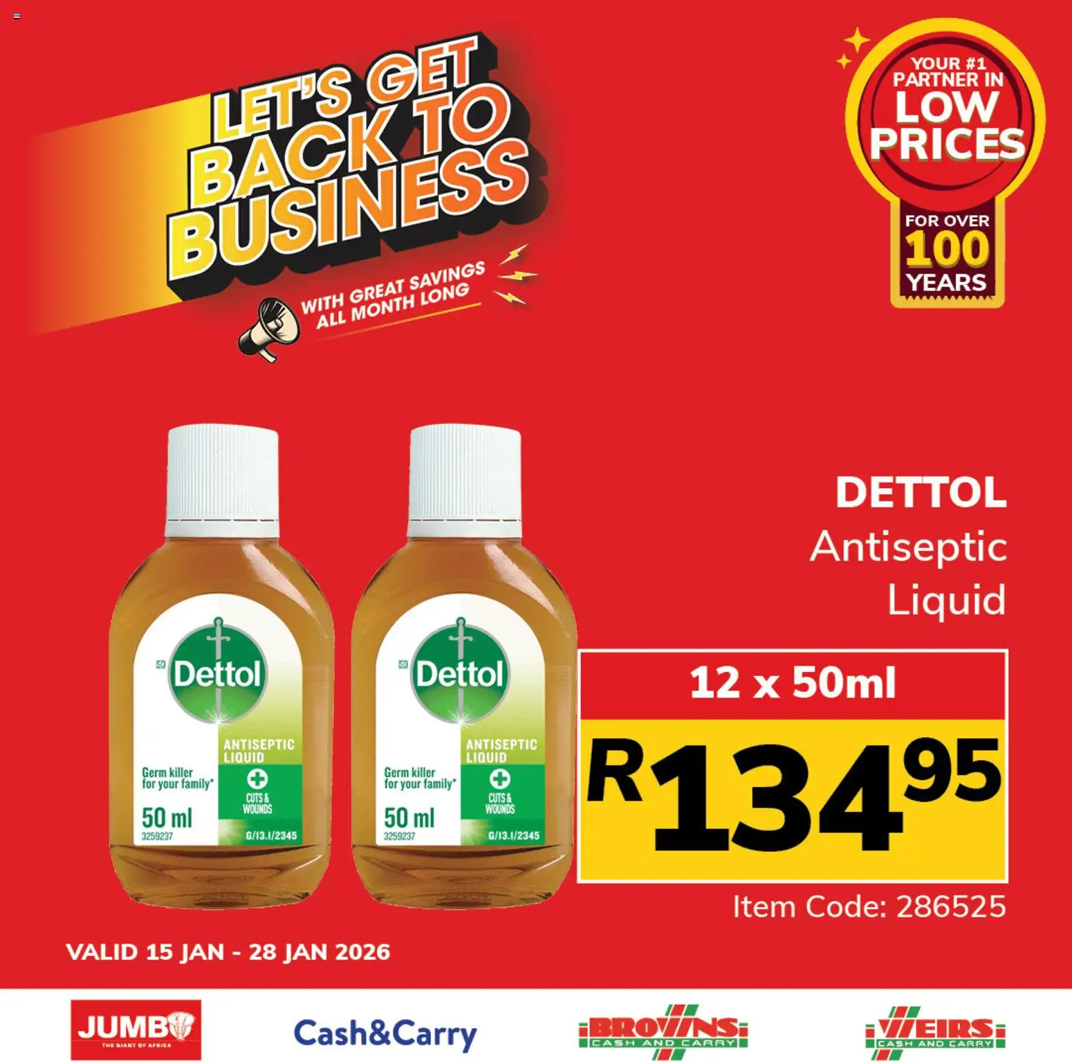 Jumbo Personal Care Specials - page 1- valid from 15/01/2026