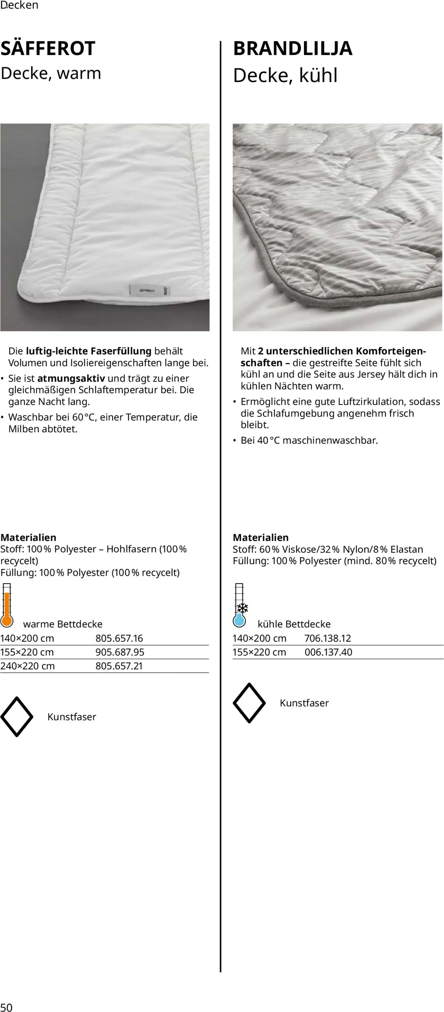 Ikea Prospekt  Schlafkomfort	 - Seite 50 - gültig ab 30.09.2025