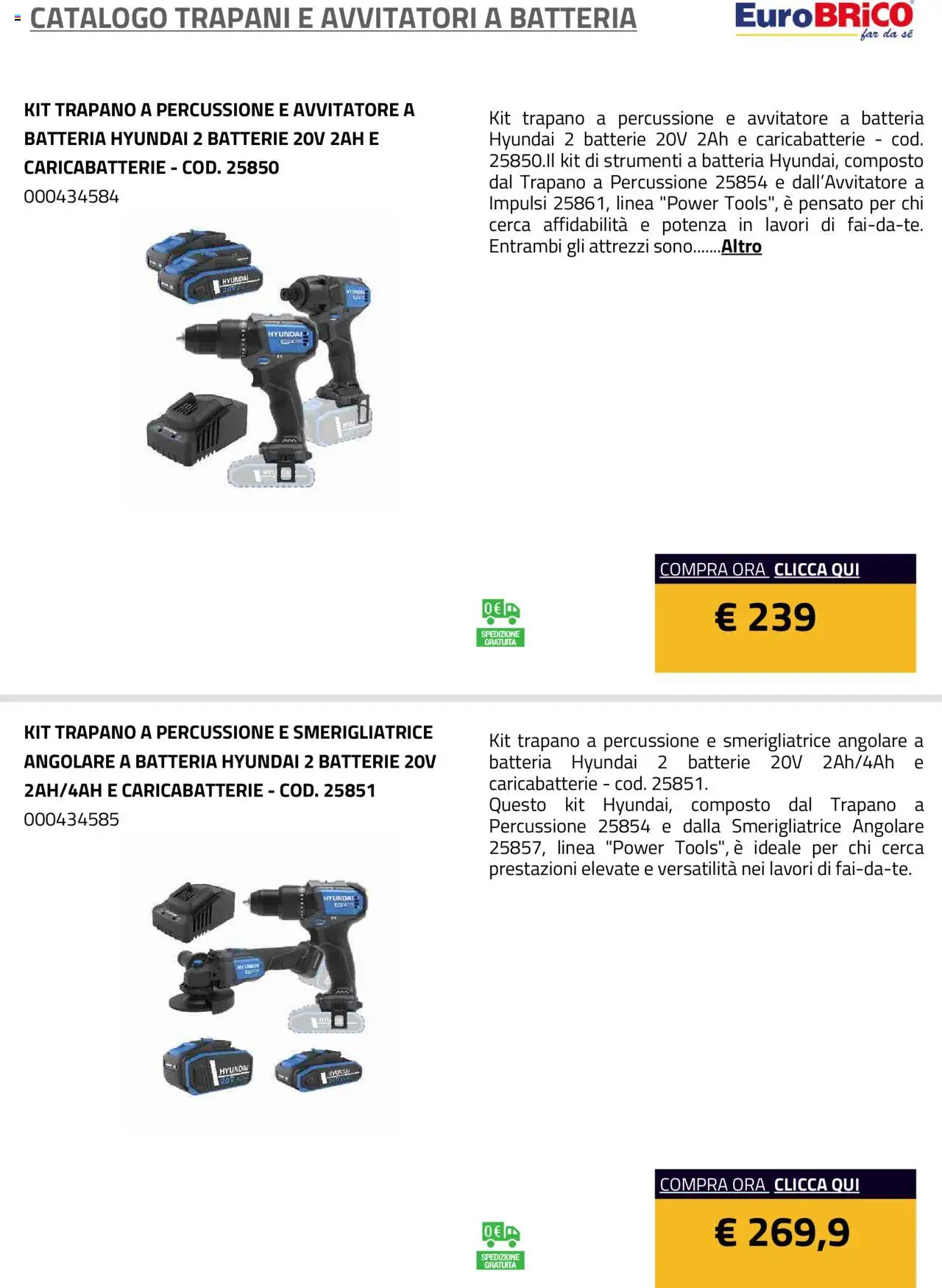 Eurobrico Trapani e Avvitatori a Batteria catalogo - pagina 20 - valido dal 23/07/2025