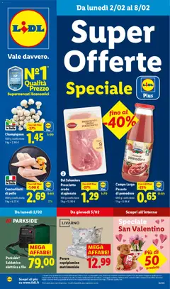 Anteprima Volantino Lidl	 valida dal 02/02/2026