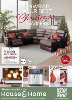 Preview House and Home Christmas Savings Catalogue valid from 24/11/2025