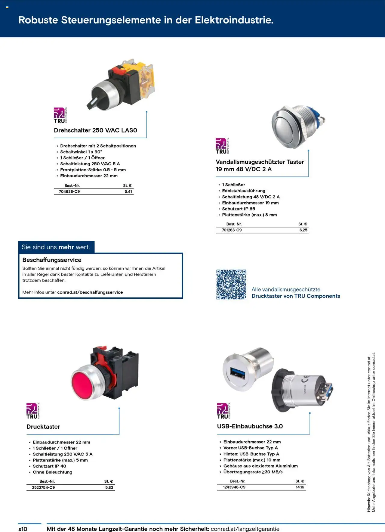 Conrad Katalog ungeplanter Bedarf - page 10- valid from 15.05.2025