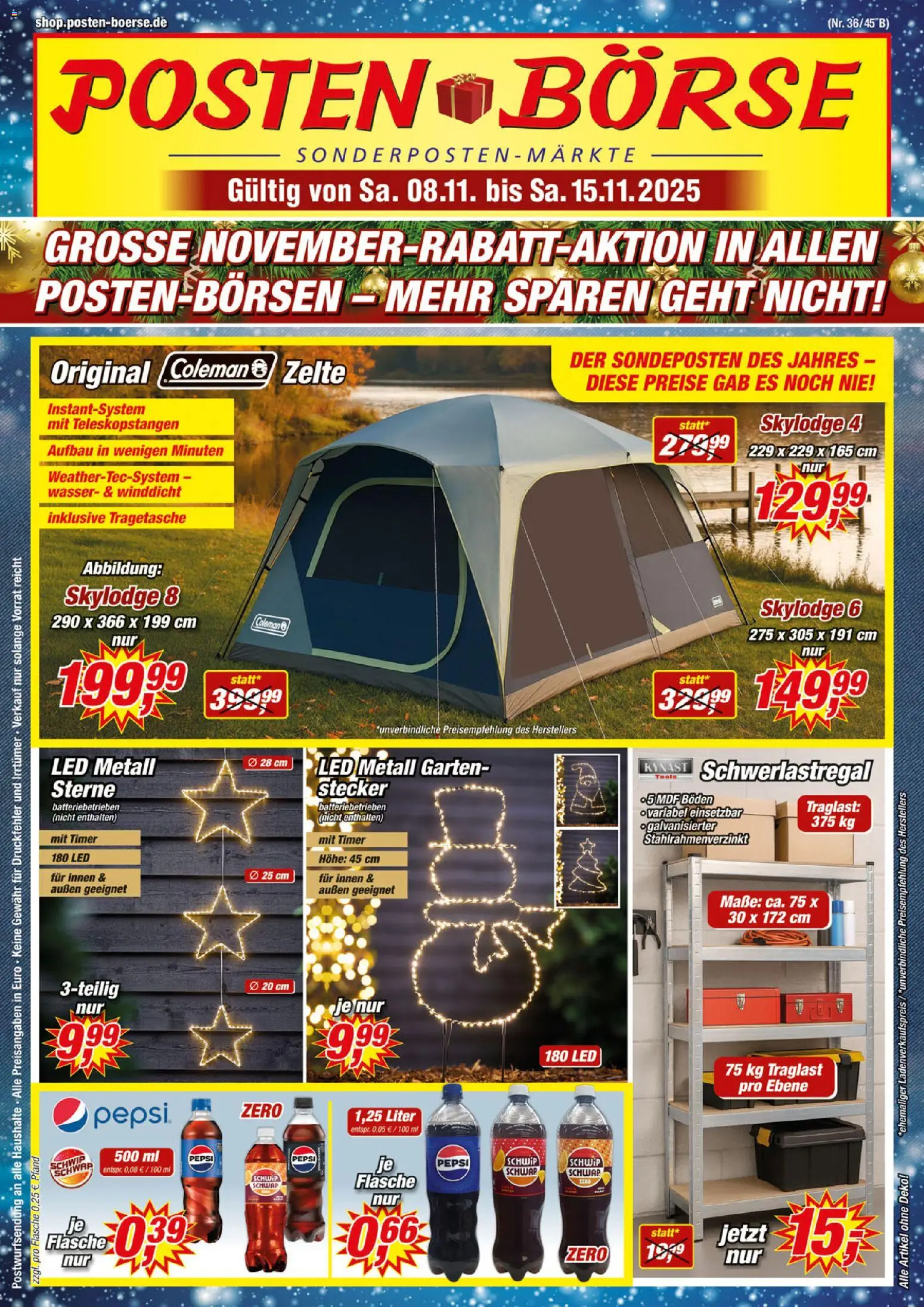 Posten Börse Prospekt - Seite 1 - gültig ab 08.11.2025