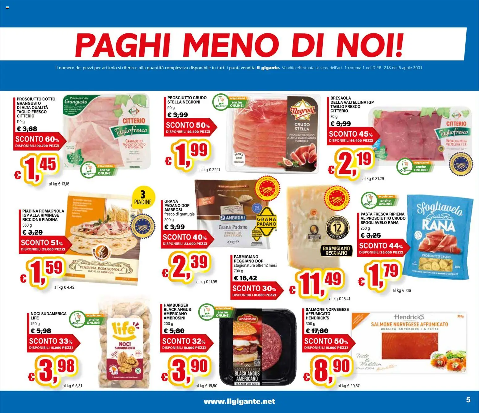 Volantino Il Gigante	 - pagina 5 - valido dal 04/12/2025