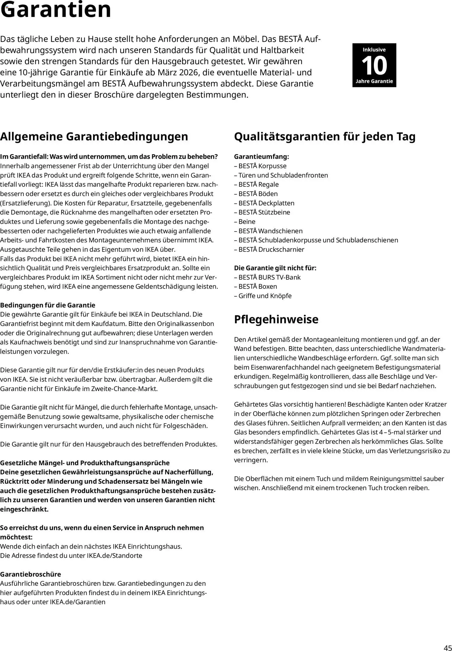 Ikea BESTÅ Kaufhilfe - Seite 45 - gültig ab 02.01.2026