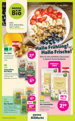 Vorschau Denns BioMarkt Angebote gültig ab 08.04.2026